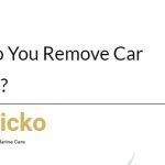 How Do You Remove Car Signage?